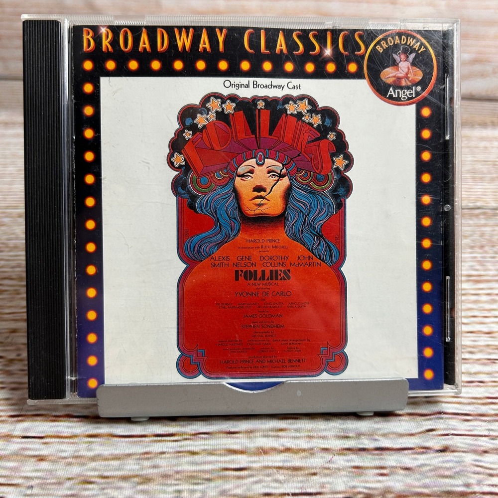 Follies Original Broadway Cast Recording CD‎ Angel Broadway Classics ZDM